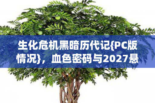 生化危机黑暗历代记{PC版情况}，血色密码与2027悬案