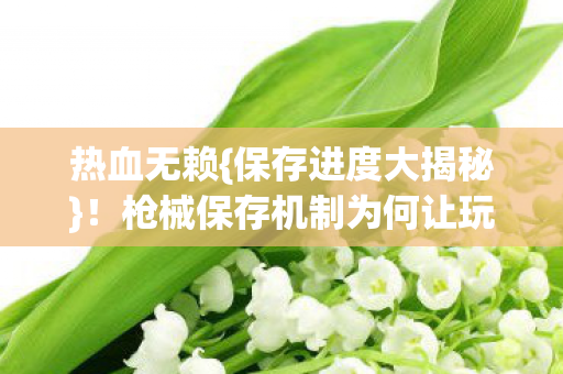 枪械保存机制为何让玩家失望图片