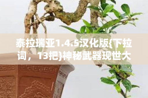 神秘武器现世大揭秘图片