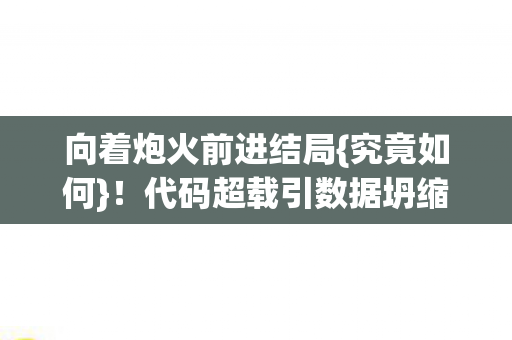 代码超载引数据坍缩图片