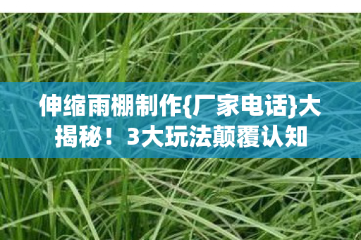 伸缩雨棚制作{厂家电话}大揭秘!3大玩法颠覆认知 伸缩雨棚制作{厂家电话}大揭秘!3大玩法颠覆认知