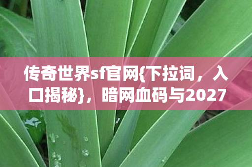传奇世界sf官网{下拉词,入口揭秘},暗网血码与2027悬案 传奇世界sf官网{下拉词,入口揭秘},暗网血码与2027悬案