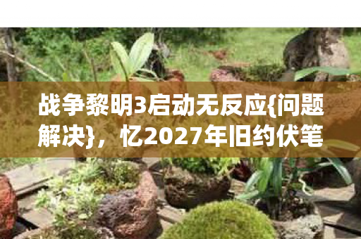 战争黎明3启动无反应{问题解决}，忆2027年旧约伏笔成殇