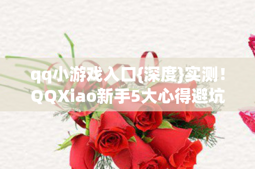 QQXiao新手5大心得避坑图片