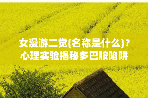 心理实验揭秘多巴胺陷阱图片