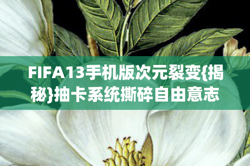 FIFA13手机版次元裂变图片