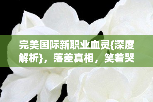 完美国际新职业血灵{深度解析},落差真相,笑着哭还跳坑? 完美国际新职业血灵{深度解析},落差真相,笑着哭还跳坑?