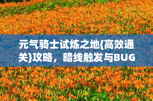 暗线触发与BUG利用图片