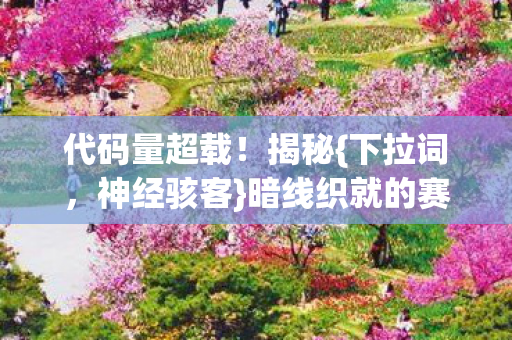 暗线织就的赛博战场图片
