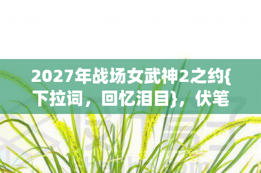 2027年战场女武神2之约图片