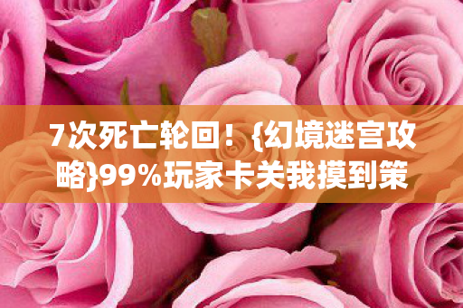 玩家卡关我摸到策划泪图片