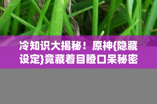 竟藏着目瞪口呆秘密图片