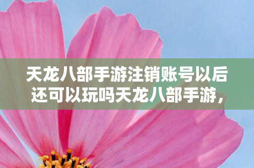 天龙八部手游注销账号以后还可以玩吗天龙八部手游图片