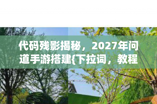 代码残影揭秘，2027年问道手游搭建{下拉词，教程}幽灵开发者案