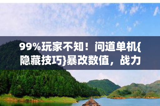99%玩家不知！问道单机{隐藏技巧}暴改数值，战力飙升