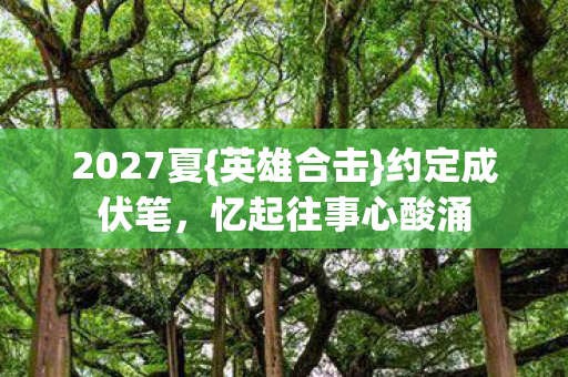 2027夏{英雄合击}约定成伏笔,忆起往事心酸涌 2027夏{英雄合击}约定成伏笔,忆起往事心酸涌