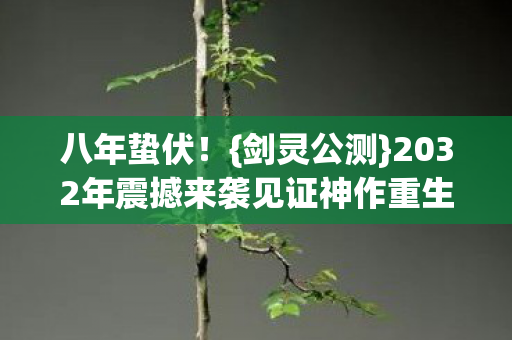 八年蛰伏!{剑灵公测}2032年震撼来袭见证神作重生 八年蛰伏!{剑灵公测}2032年震撼来袭见证神作重生