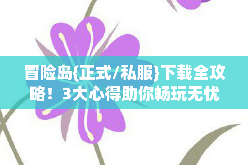 3大心得助你畅玩无忧图片