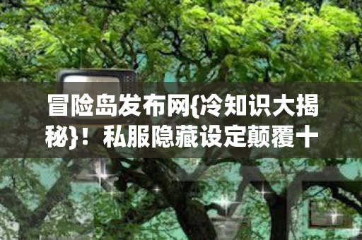 私服隐藏设定颠覆十年老玩家认知图片