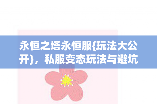 永恒之塔永恒服{玩法大公开}，私服变态玩法与避坑指南