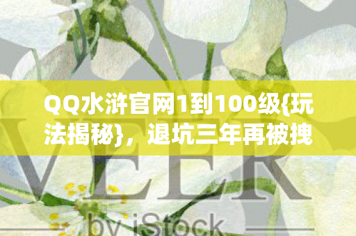 QQ水浒官网1到100级{玩法揭秘},退坑三年再被拽回! QQ水浒官网1到100级{玩法揭秘},退坑三年再被拽回!
