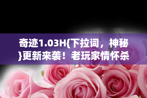老玩家情怀杀爆棚图片