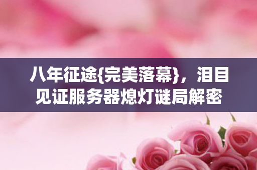 八年征途{完美落幕}，泪目见证服务器熄灯谜局解密