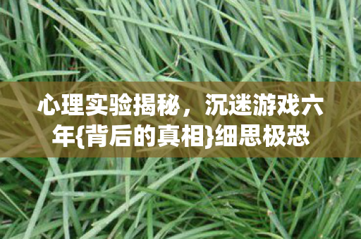 心理实验揭秘图片