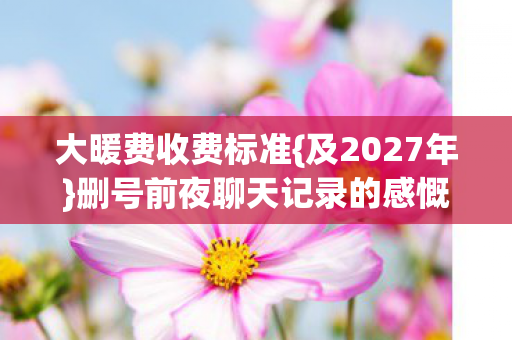 删号前夜聊天记录的感慨图片