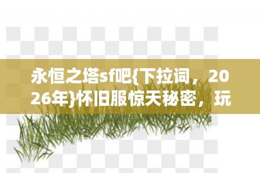 永恒之塔sf吧图片