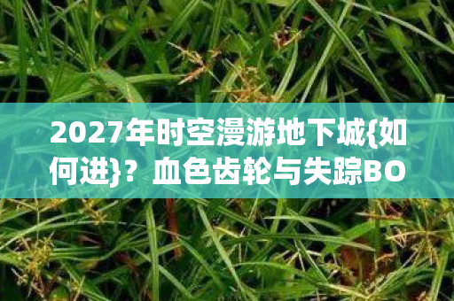 血色齿轮与失踪BOSS悬案图片