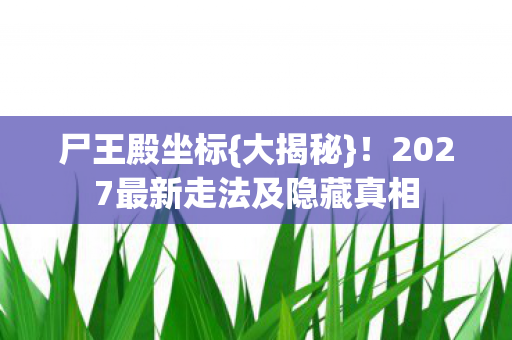 尸王殿坐标{大揭秘}!2027最新走法及隐藏真相 尸王殿坐标{大揭秘}!2027最新走法及隐藏真相