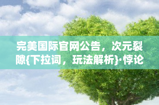 完美国际官网公告图片