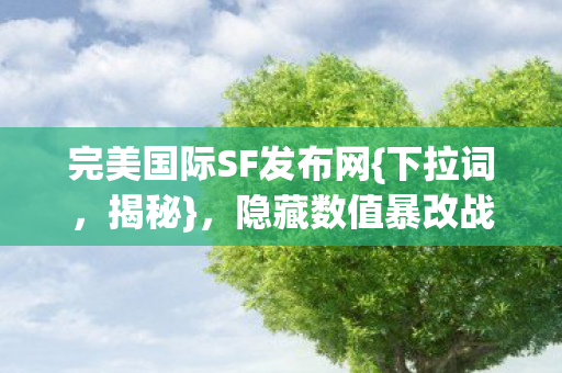 隐藏数值暴改战力飙升的陷阱图片