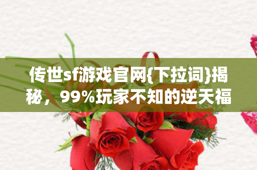 传世sf游戏官网{下拉词}揭秘,99%玩家不知的逆天福利 传世sf游戏官网{下拉词}揭秘,99%玩家不知的逆天福利