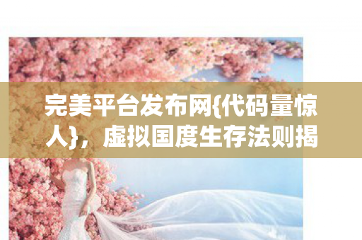虚拟国度生存法则揭秘图片