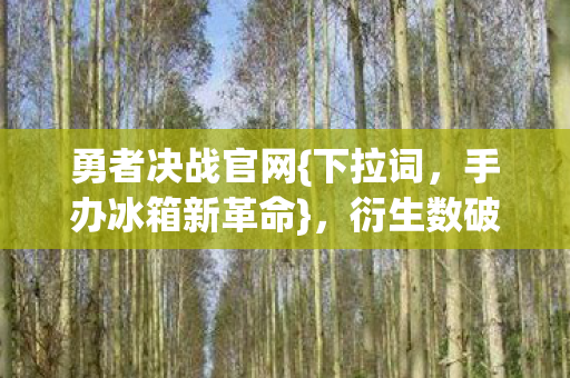 勇者决战官网{下拉词,手办冰箱新革命},衍生数破圈引热议 勇者决战官网{下拉词,手办冰箱新革命},衍生数破圈引热议