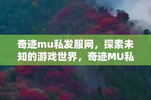 探索未知的游戏世界图片