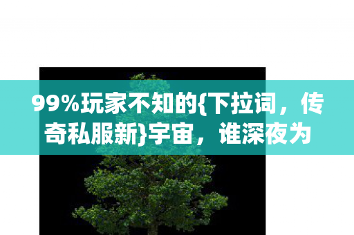 99%玩家不知的{下拉词,传奇私服新}宇宙,谁深夜为之动容? 99%玩家不知的{下拉词,传奇私服新}宇宙,谁深夜为之动容?
