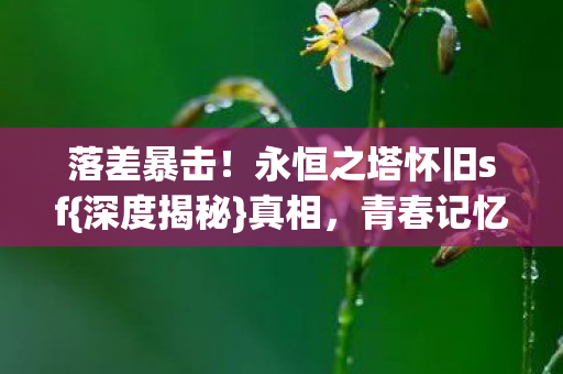 落差暴击！永恒之塔怀旧sf{深度揭秘}真相，青春记忆何去何从