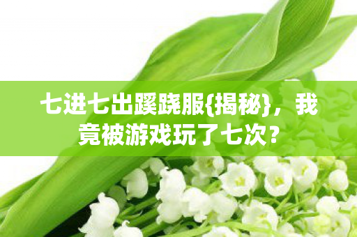我竟被游戏玩了七次图片