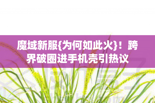 跨界破圈进手机壳引热议图片