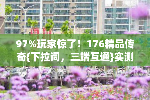 97%玩家惊了！176精品传奇{下拉词，三端互通}实测超上头