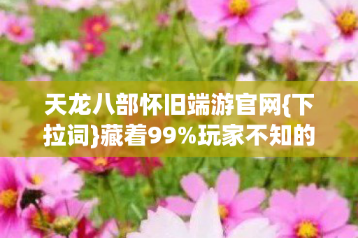 天龙八部怀旧端游官网图片