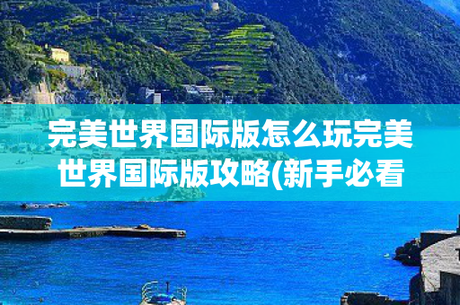 完美世界国际版怎么玩完美世界国际版攻略图片