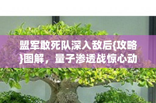 盟军敢死队深入敌后{攻略}图解，量子渗透战惊心动魄