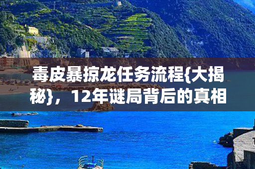 毒皮暴掠龙任务流程{大揭秘},12年谜局背后的真相 毒皮暴掠龙任务流程{大揭秘},12年谜局背后的真相