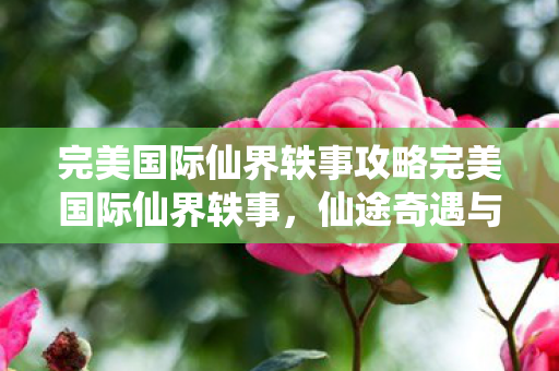 完美国际仙界轶事攻略完美国际仙界轶事图片
