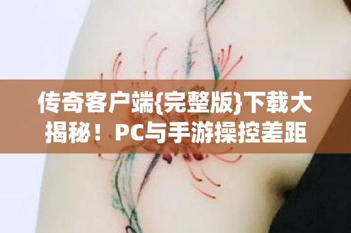 PC与手游操控差距惊人图片