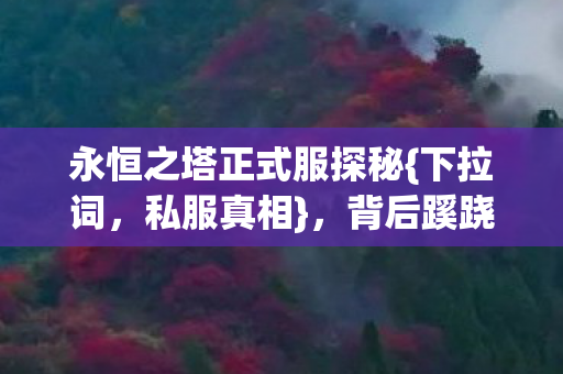 永恒之塔正式服探秘{下拉词,私服真相},背后蹊跷令人惊 永恒之塔正式服探秘{下拉词,私服真相},背后蹊跷令人惊